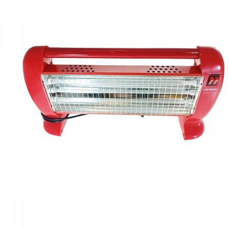 Aparate incalzire aer - Radiator portabil cu 3 elemente quartz, reglaj putere 400/800/1200 W, NSBK-1200, rosu