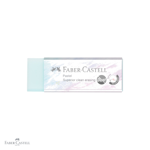 Radiere - Radiera creion Faber-Castell Dust Free 20 Pastel, consistenta omogena, pentru creioane grafit
