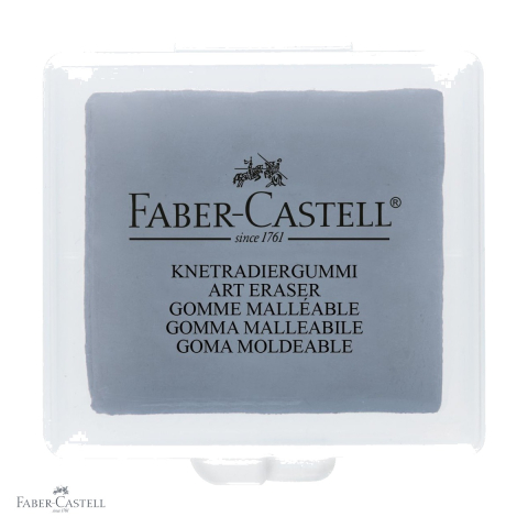 Radiere - Radiera modelabila Faber-Castell, pentru desen in carbune si pastel, gri