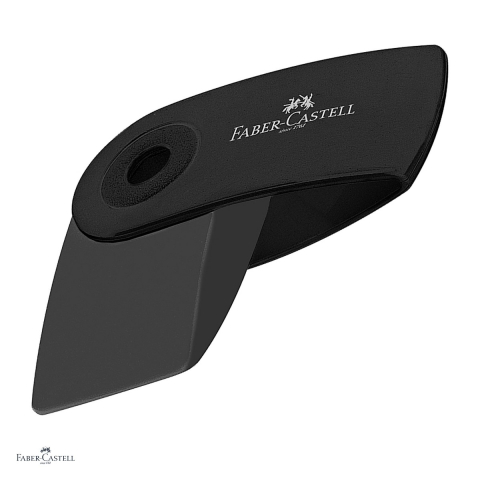 Birotica papetarie - Radiera pentru creion Faber-Castell Sleeve Mini Harmony, cu manson din plastic, fara PVC, culori asortate