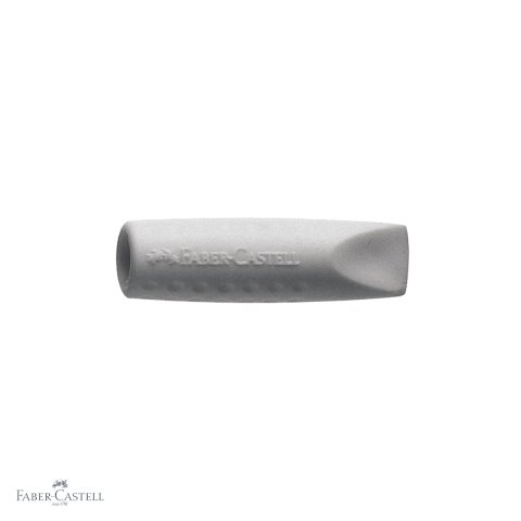Radiere - Radiere capac grip Faber-Castell 2001, plastic fara PVC, pentru creioane grafit, set 2 bucati