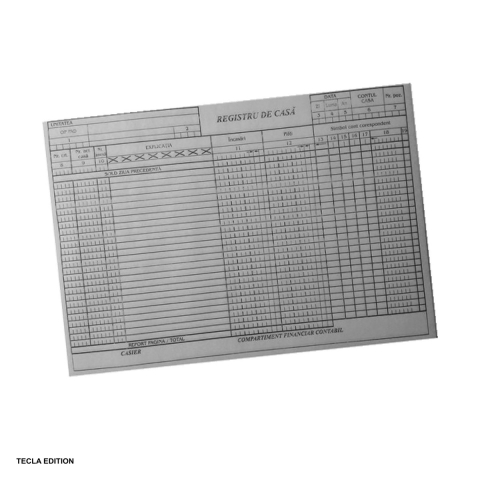 Formulare tipizate - Registru de casa model vechi, A4, autocopiativ, 100 file