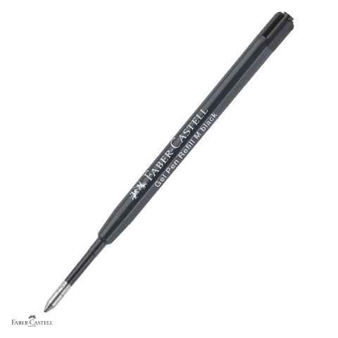 Rezerve pentru pixuri cu bila - Rezerva Faber-Castell, varf M de 0,6 mm, gel, negru