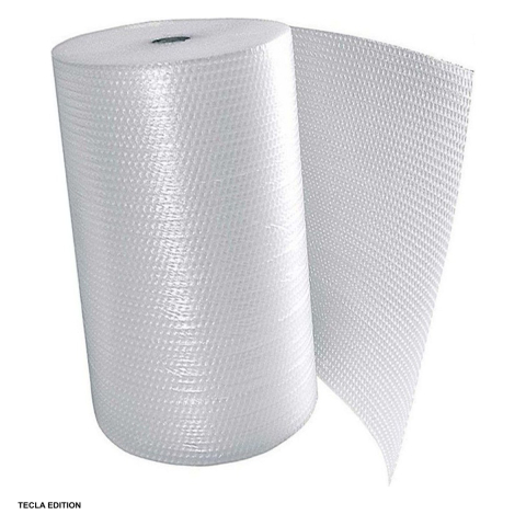 Bricolaj - Rola 125 m folie cu bule din polietilena de joasa densitate, latime 1 m, gramaj 50 g/mp, pentru protectie la transport, transparenta