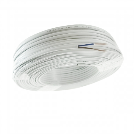 Rola cablu electric - Rola cablu electric MYY-UP, 2 x 0.5 mm2, din cupru, 100m, CEMYY-UP2-0.50-WH, 2C, 300/500V, alb