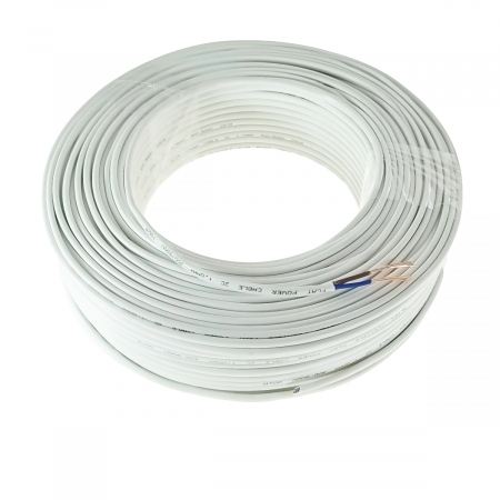 Rola cablu electric - Rola cablu electric MYY-UP, 2 x 1 mm2, din cupru, 100m, CEMYY-UP2-1MM-WH, 2C, 300/500V, alb
