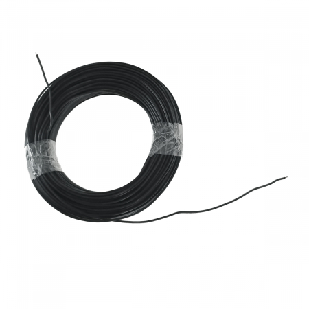 Rola cablu electric - Rola conductor electric, 1.5 mmp, din cupru, 100 m, FE-40906-BK, negru