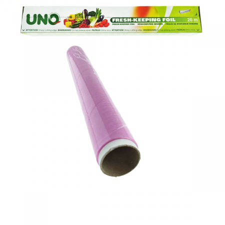 Suport vase - Rola folie alimentara UNO 30CM X 20M, rezistenta, flexibila si aderenta