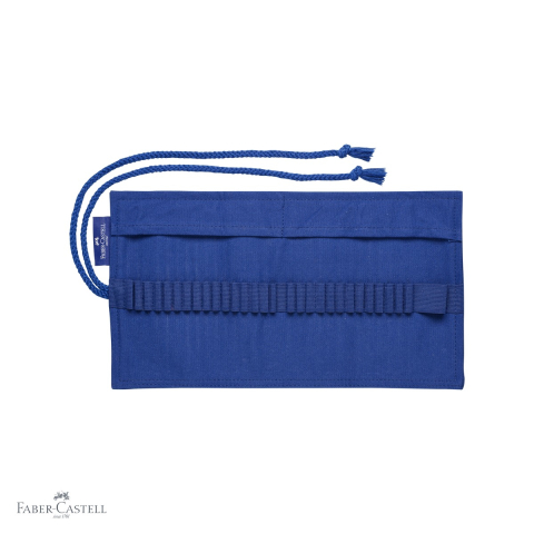 Handmade Creativ si Hobby - Rollup neechipat Faber-Castell Goldfaber pentru creioane, capacitate 28 piese, material bumbac