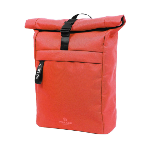 Rucsacuri urbane si sport - Rucsac Classic Roll Top Flame, Walker by Schneiders, 29 x 40 x 15 cm, 20-23 L, rosu