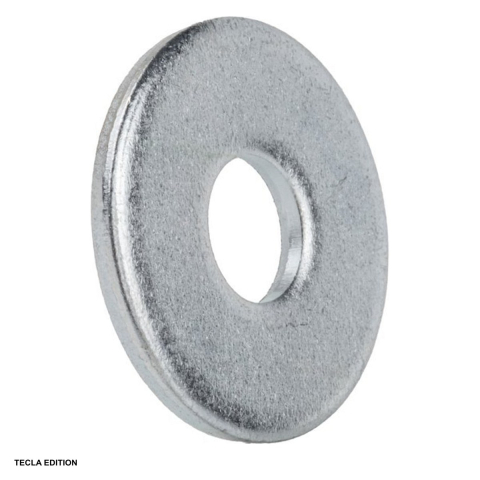 Suruburi, dibluri si accesorii prindere - Saiba plata DIN 125, M36, 37x66x5 mm, otel HV100, zincat alb, imparte strangerea pe o suprafata mai mare, ca surubul sau piulita sa nu intre in piesa