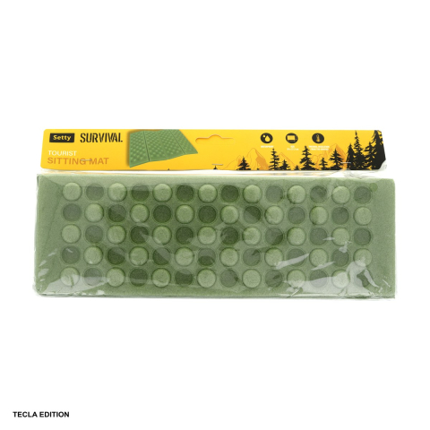 Sport si activitati sportive - Saltea izolatoare pentru camping din spuma, Setty SMT-01, verde