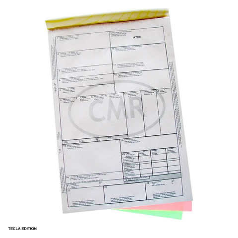 Formulare tipizate - Scrisoare de transport CMR pentru trafic national, A4, autocopiativ, 33 seturi x 3 exemplare, 99 file