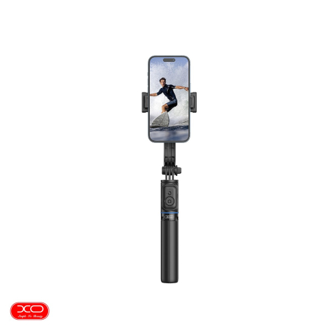 Selfie Stickuri & Stative pentru Smartphone - Selfie stick XO Bluetooth tripod SS13, tija 106 cm, rotire 360 ​​°, telecomanda, Negru