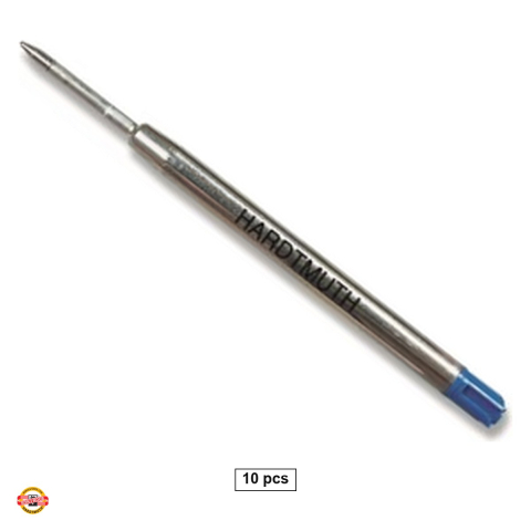 Birotica papetarie - Set 10 mine pix Koh-I-Noor tip Parker din metal, varf 0.8 mm, lungime 98 mm, albastre