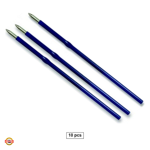 Birotica papetarie - Set 10 mine pix Koh-I-Noor X20 din plastic, varf 1 mm, lungime 106.8 mm, albastre
