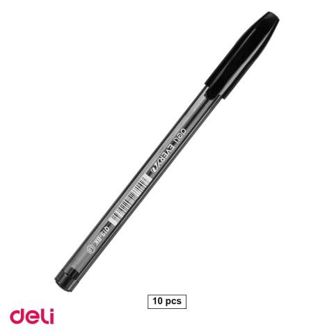 Pixuri - Set 10 pixuri de unica folosinta Deli Q19 Every, varf 1 mm, cerneala neagra