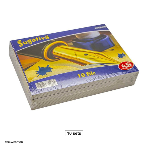 Alte accesorii scolare - Set 10 seturi sugativa A5, cate 10 coli