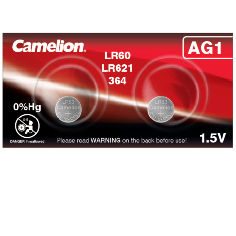 Baterii ceas alcaline - Set 2 Baterii Alcaline Buton AG1 LR621 1.5V, pentru Ceasuri, Telecomenzi, Termometre, Fara Mercur