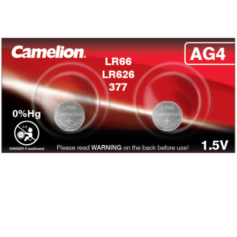 Baterii ceas alcaline - Set 2 Baterii Alcaline Buton AG4 LR626 1.5V 50mAh, pentru Calculatoare, Jucarii, Dispozitive Medicale Subtire