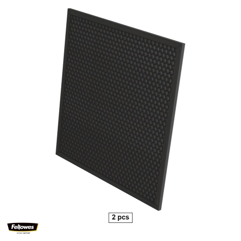 Filtre de aer - Set 2 filtre cu carbune Fellowes AeraMax Pro standard, filtre de schimb pentru purificatoarele de aer AeraMax Pro, 36.51x34.93x5.72 cm