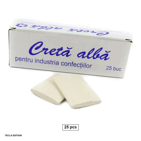 Birotica papetarie - Set 25 crete pentru croitorie, albe