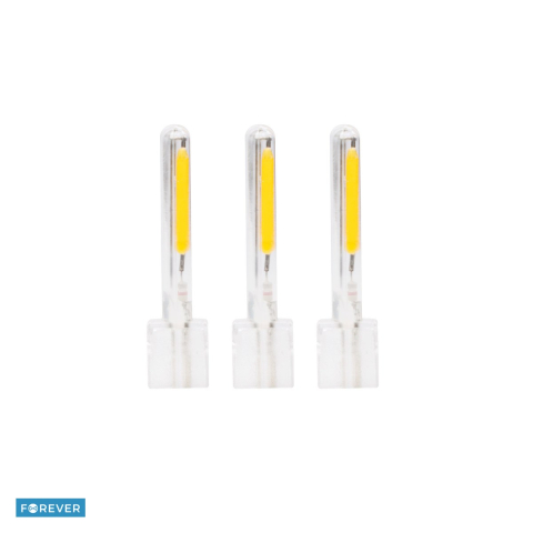Adaptoare priza - Set 3 becuri LED pentru ghirlanda solara FLS-60, lumina calda, dimensiuni 44 x 10 x 5mm, material ABS