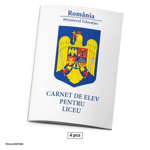 Formulare tipizate - Set 4 carnete de elev pentru clasele IX-XII, A6