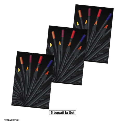 Birotica papetarie - Set 5 caiete A4 Aritmetica 60 File, Organizare Calcule si Geometrie, Uz Scolar si Studiu Individual, Design Black Pastel