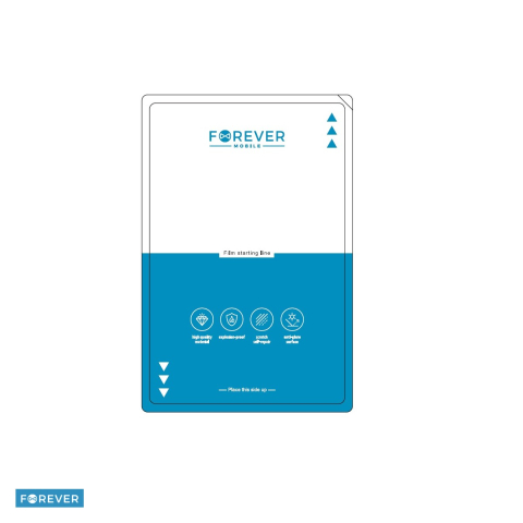 Periferice IT - Set 50 folii de protectie mate anti-soc, Forever, pentru aparatul de taiat folii, de aplicat pe telefoane si ceasuri