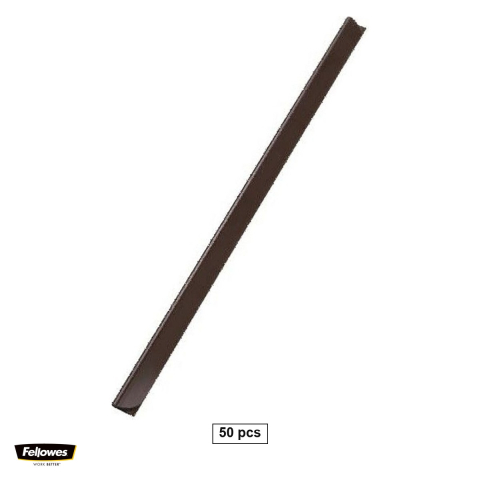 Birotica papetarie - Set 50 sine de prindere Fellowes A4 de 4 mm pentru 25 coli, fara perforarea hartiei, negre