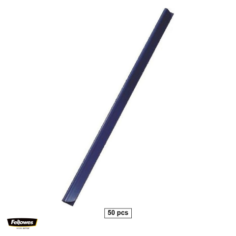 Birotica papetarie - Set 50 sine de prindere Fellowes A4 de 8 mm pentru 40 coli, fara perforarea hartiei, albastre
