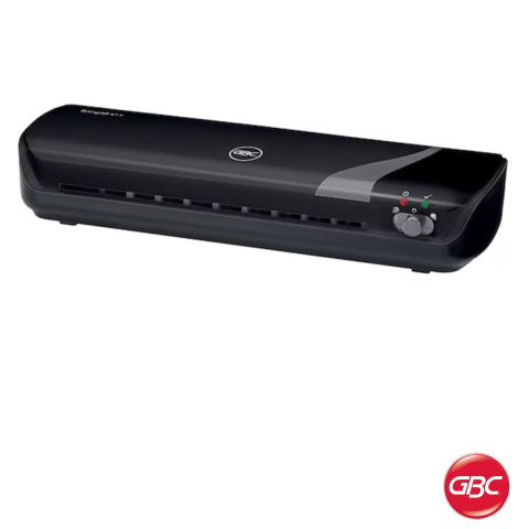 Tehnica de birou - Set craft GBC 4 in 1, laminator A4 Inspire+, trimmer, rotunjitor colturi, folii laminare A4, finisaj profesional, culoare negru