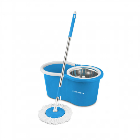 Galeti si set-uri cu mop - Set mop rotativ, Spin Mop Perfect Clean 96407, cu galeata si storcator, rotire 360 grade, diametru mop 16 cm