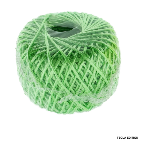 Handmade Creativ si Hobby - Sfoara rafie naturala rasucita unicolor, ghem 100g, pentru artizanat si legaturi usoare, utilizare cadouri si decoratiuni, culoare random