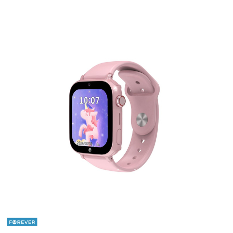 Smartwatch - Smartwatch copii Forever Kids Look Me! 3 KW-520, GPS WiFi 4G, roz