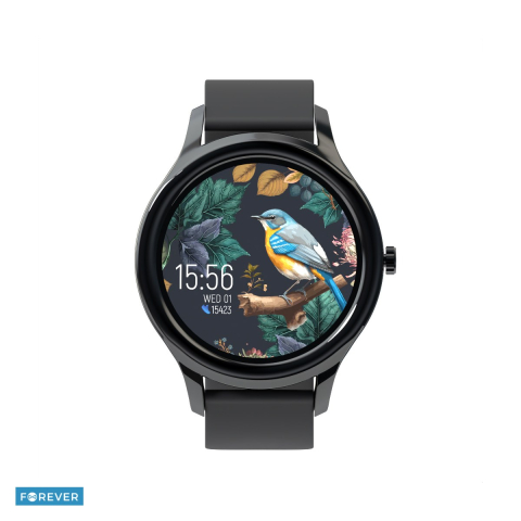 Smartwatch - Smartwatch Forever ForeVive 3 SB-340, negru, IP68, incarcare 2 h, ecran 1,32 ", IPS