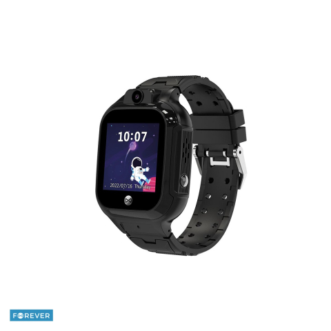 Ceasuri smart copii - Smartwatch pentru copii Forever GPS WiFi See Me! 3 KW-320, Negru