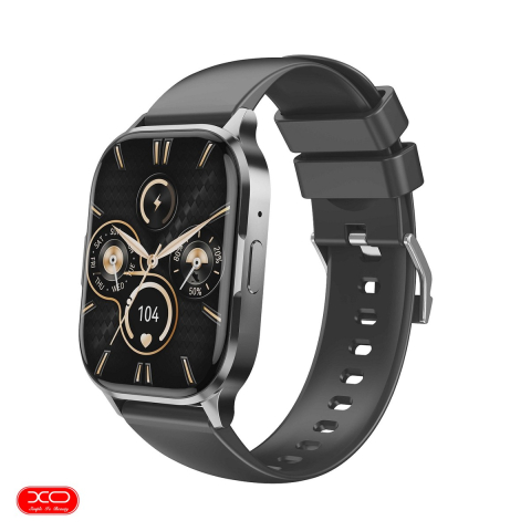 Smartwatch - Smartwatch XO J10, AMOLED, negru, IP67, incarcare 2 h, ecran 2,01 ", Amoled 2,01" 240 x 296 pix, bluetooth v.5.3