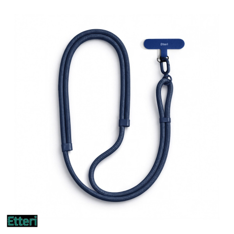 Snururi si lanturi telefon - Snur de gat pentru telefon dark blue, Albastru inchis