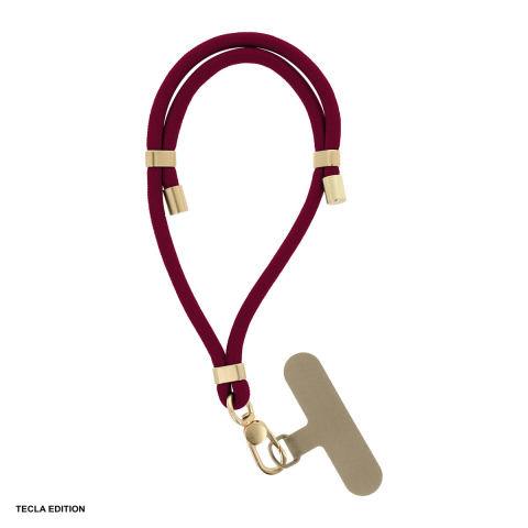 Snururi si lanturi telefon - Snur telefon Elegant maroon, Bordo