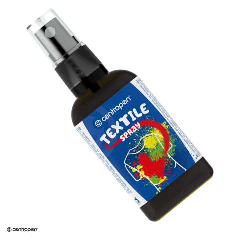 Vopsea pentru textile - Spray vopsea pentru textile Centropen, 110 ml, negru