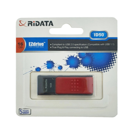 Memorie 16 Gb - Stick USB Flash Drive RiDATA 16GB, USB 2.0, Design Ultracompact si Usor, pentru Stocare Portabila si Transfer Rapid de Date