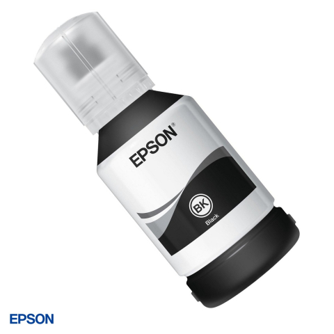 Cartuse inkjet - Sticla de cerneala Epson 105 EcoTank, 140 ml, cerneala pigment, randament 8.000 pagini, pentru ET-7700, ET-7750, L7160 si L7180, negru, C13T00Q140