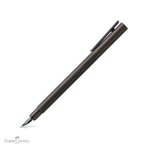 Stilouri premium - Stilou Faber-Castell Neo Slim din aluminiu anodizat negru, penita B din otel inoxidabil, pentru profesionisti