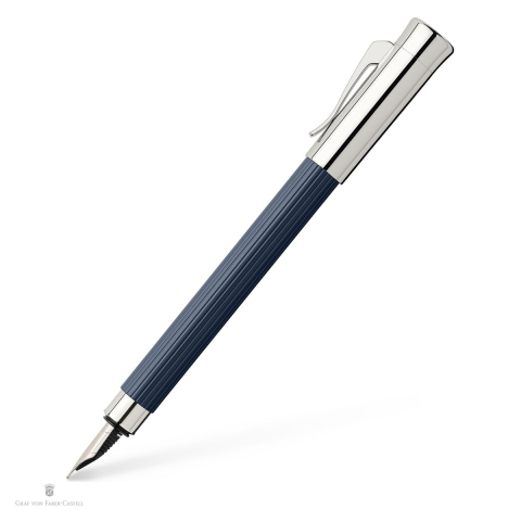Birotica papetarie - Stilou Graf von Faber Castell Tamitio, albastru noapte, penita F