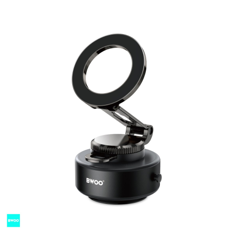 Suport si docking telefoane - Suport auto BWOO ZJ139, cu ventuza, magnetic, transparent