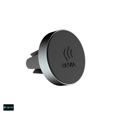 Suport si docking telefoane - Suport auto Devia EL072, prindere in grila de ventilatie, magnetic, negru
