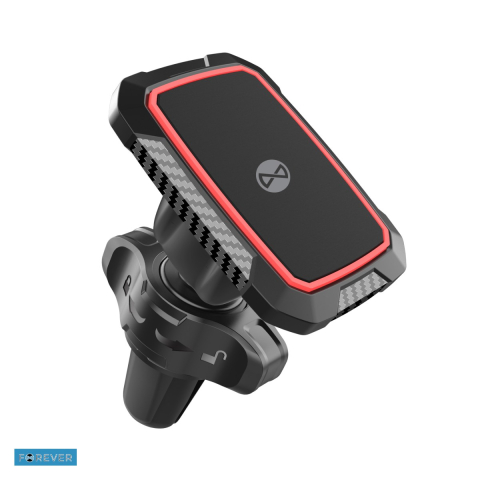 Accesorii IT - Suport auto Forever MH-260, prindere in grila de ventilatie, magnetic, negru