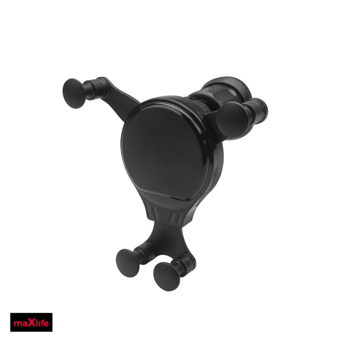 Accesorii IT - Suport auto Maxlife MXCH-06, prindere in grila de ventilatie, negru